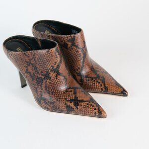 Michael Kors Halle Mule Pump - Serpent w/Gunmetal Heel -Store Try-on - Size 8.5